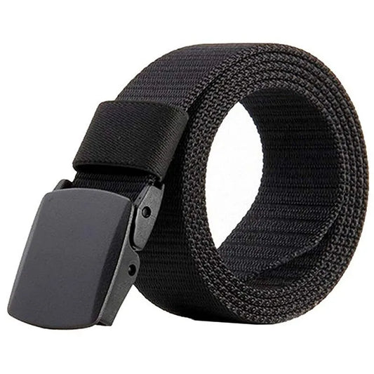 BLACK CANVAS BELT