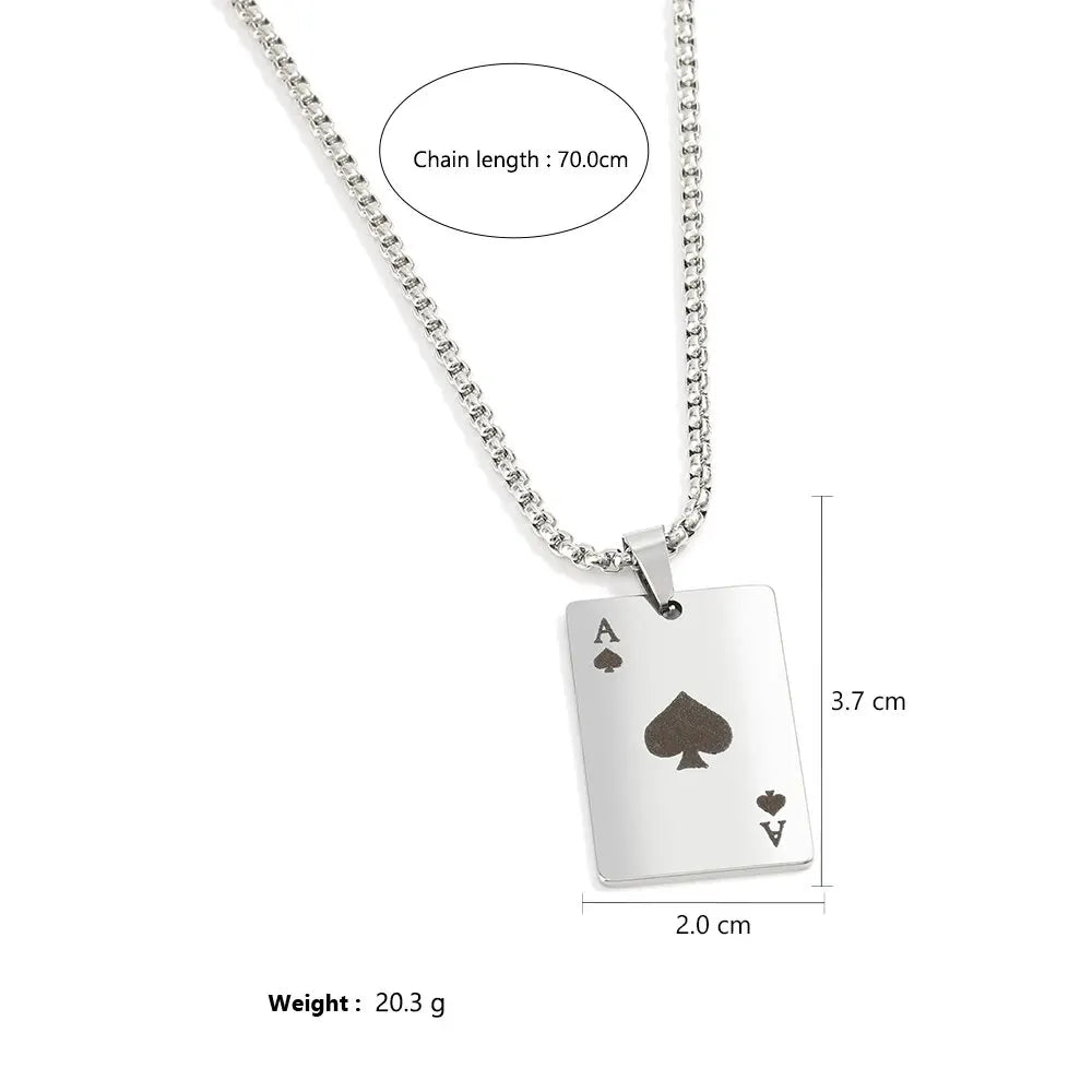 PLAYING CARD NECKLACE